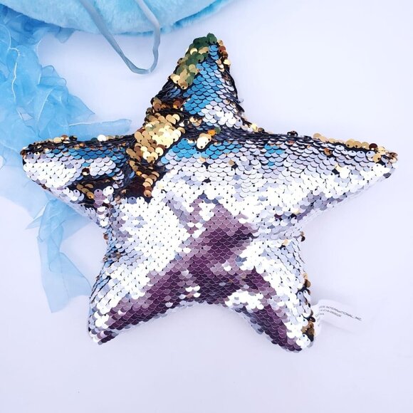 SeaWorld Jellyfish Plush Hanging Blue plush‎ sparkle dotted shimmering - Picture 3 of 9